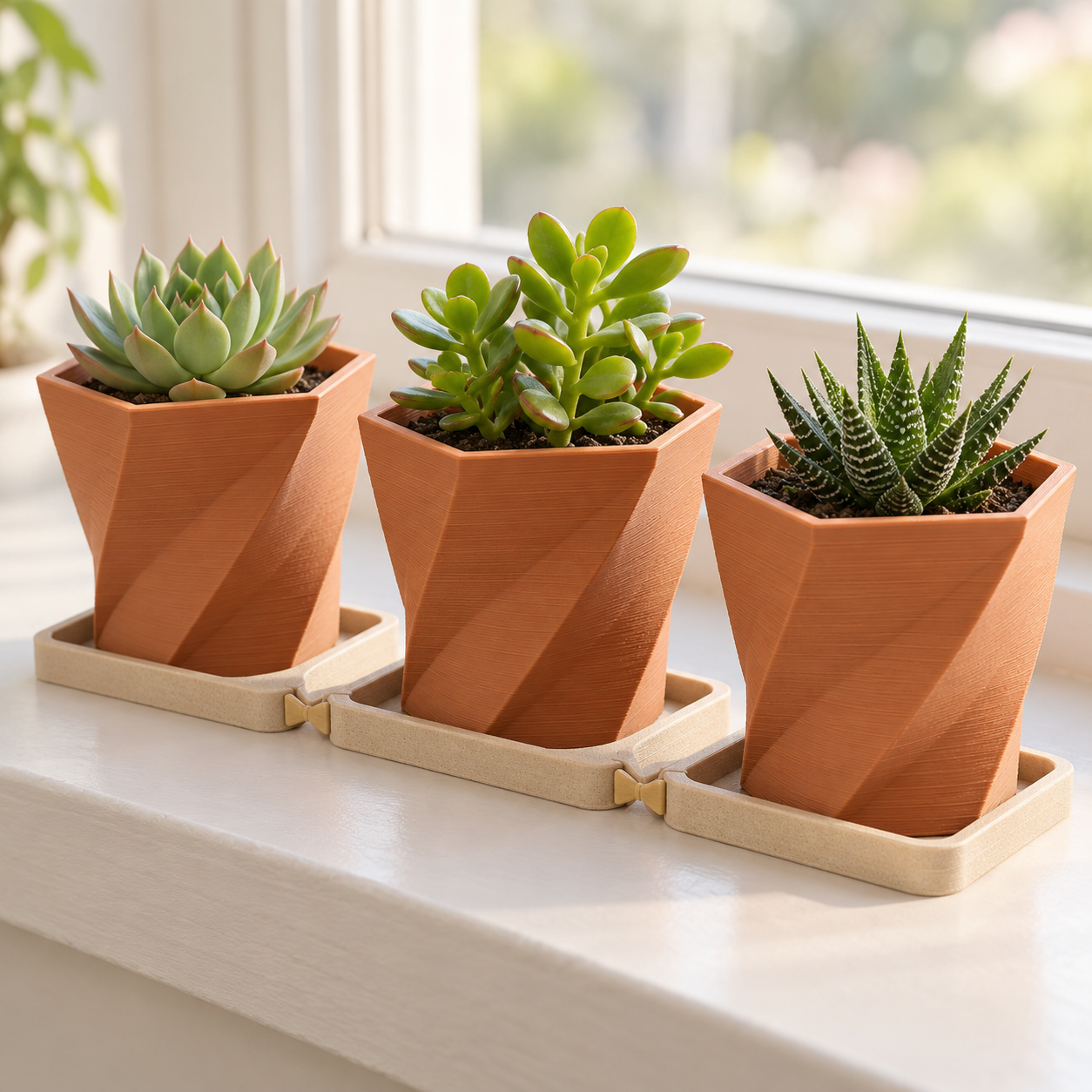 Twist Set — Polygon Planter Series, Piece 01: Pentagon