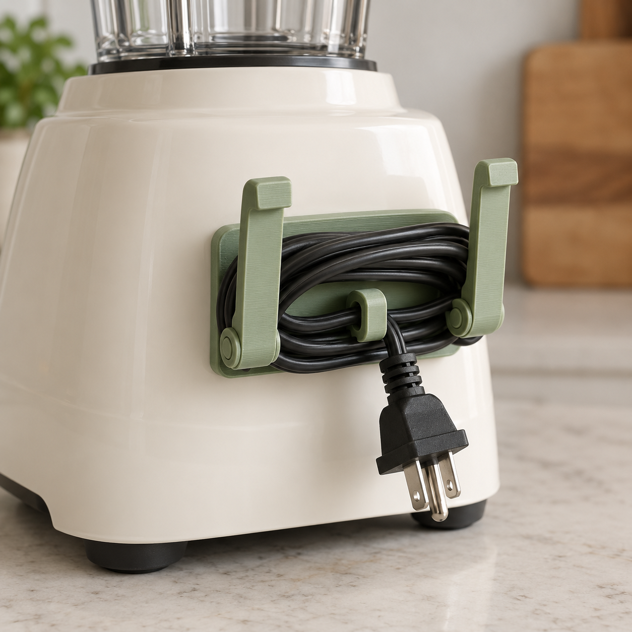 Fold-Down Appliance Cord Winder