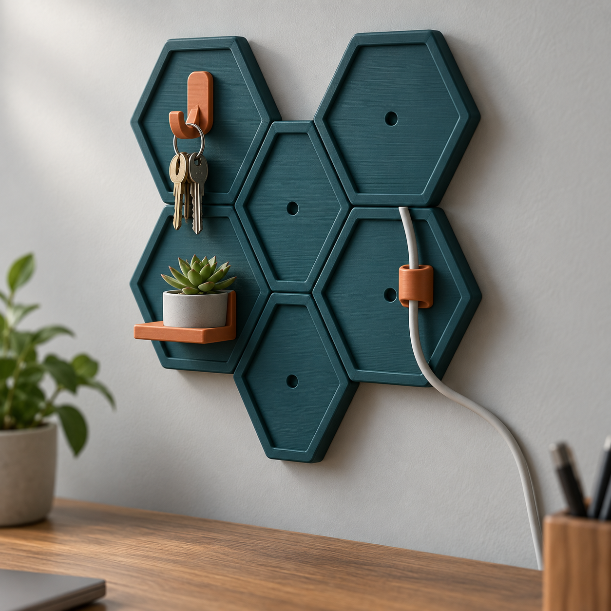 HexDock Modular Wall Panel System