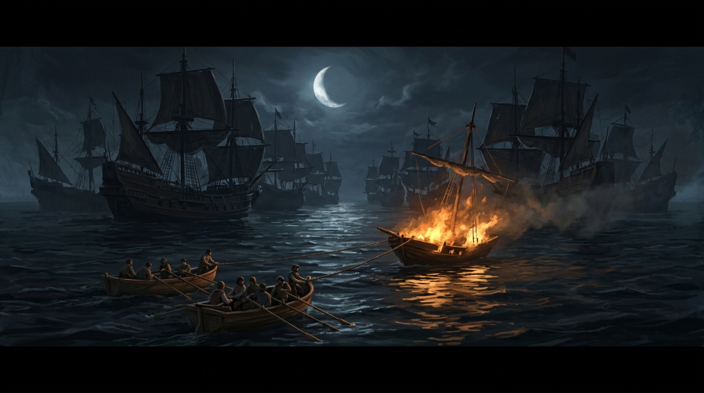 The night the fireships missed