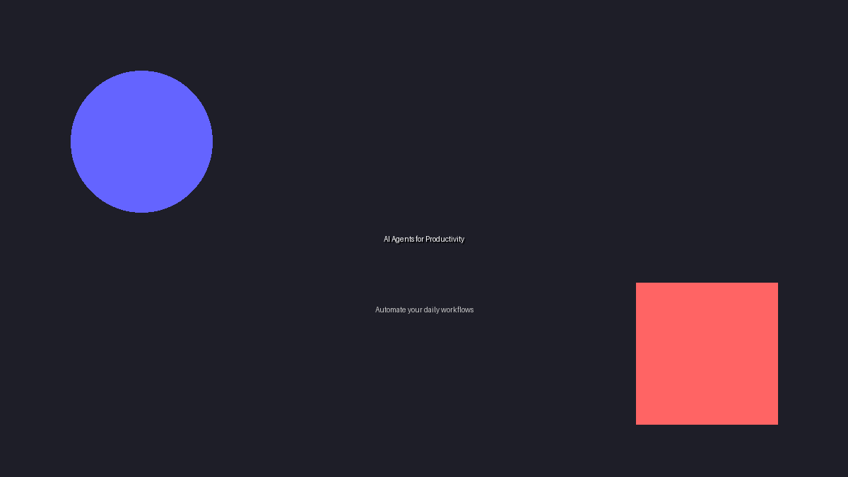 AI Agent Automation for Daily Productivity