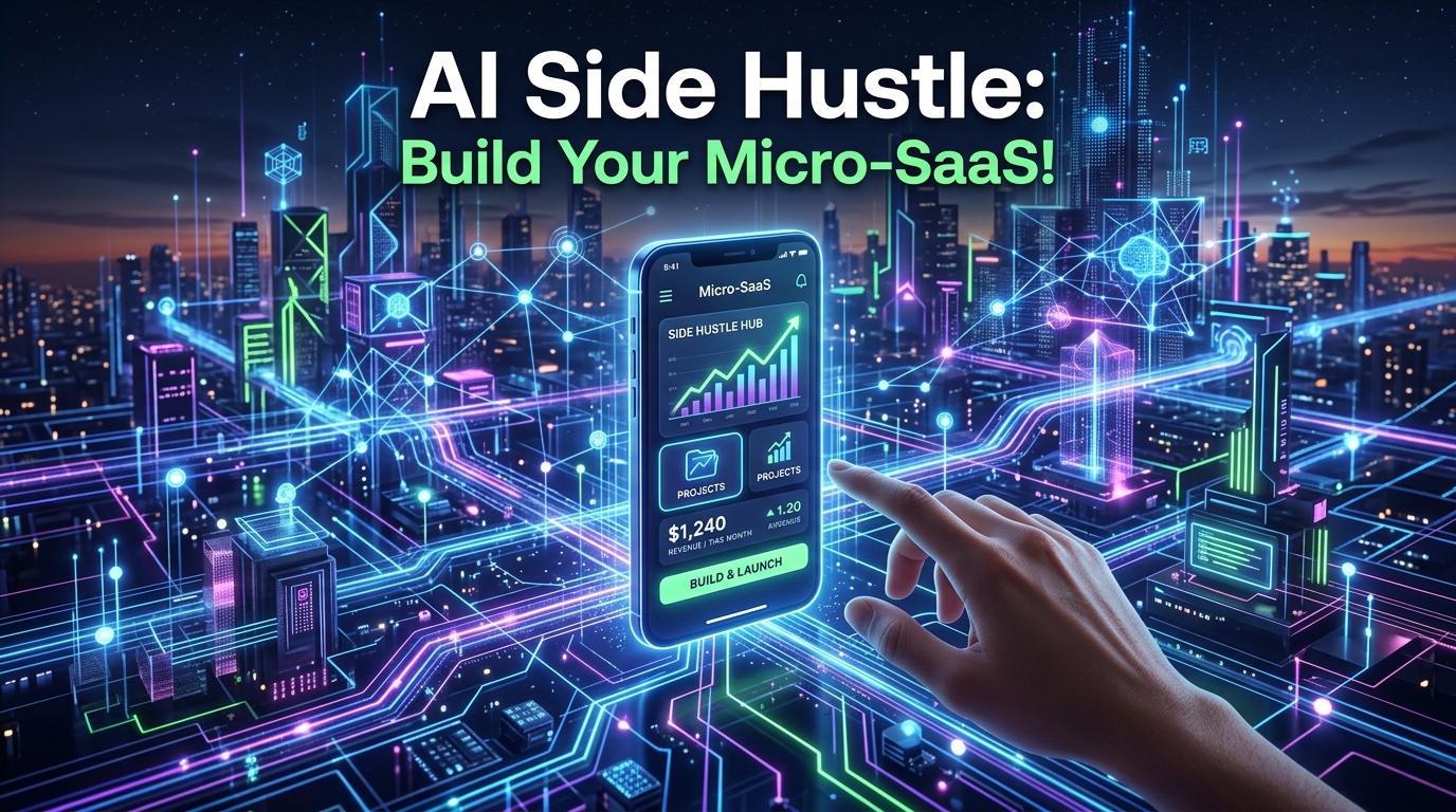 AI Side Hustle Spotlight: Building Micro-SaaS with No-Code Tools