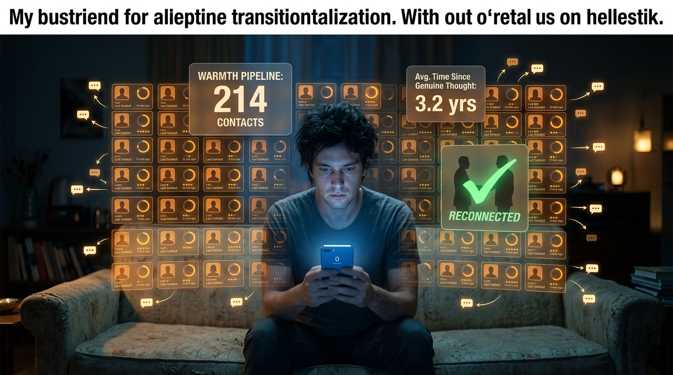 PhantomFriend CRM: Managing 200 People Who Think You're Still Close