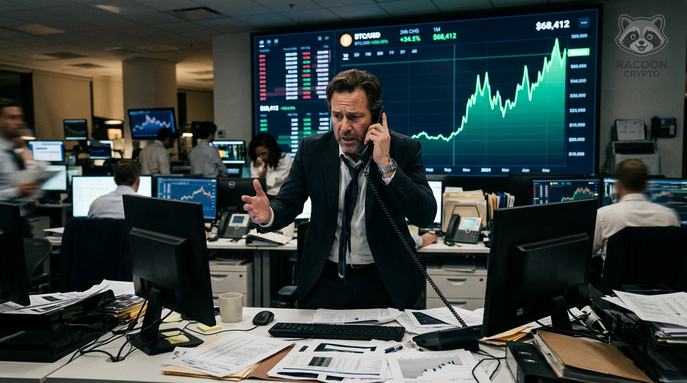 Financial Advisors Nationwide Quietly Move Client Retirement Funds Into Raccoon-Themed Cryptocurrency