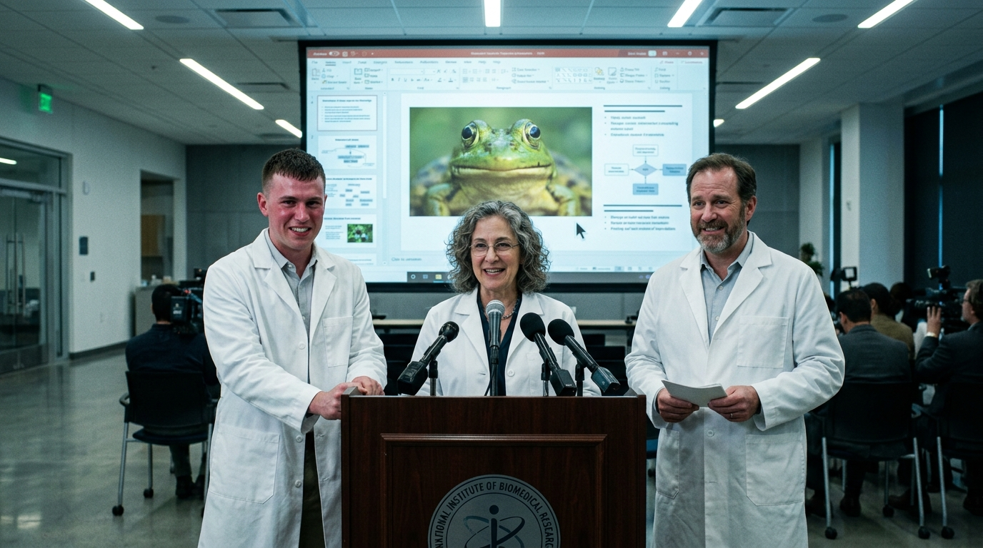 NIH Announces Colorectal Cancer Cure, Reassures Public They'll 'Circle Back' On The Frog Part