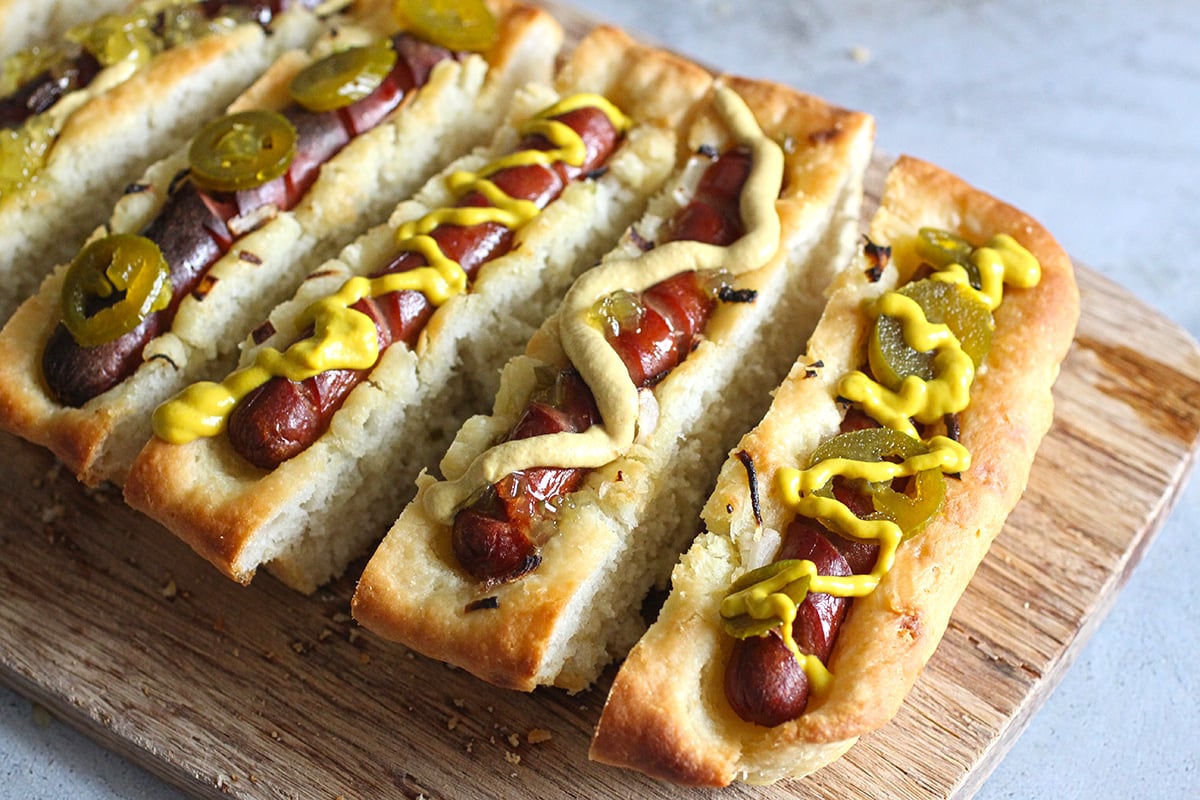 Hot Dog Focaccia