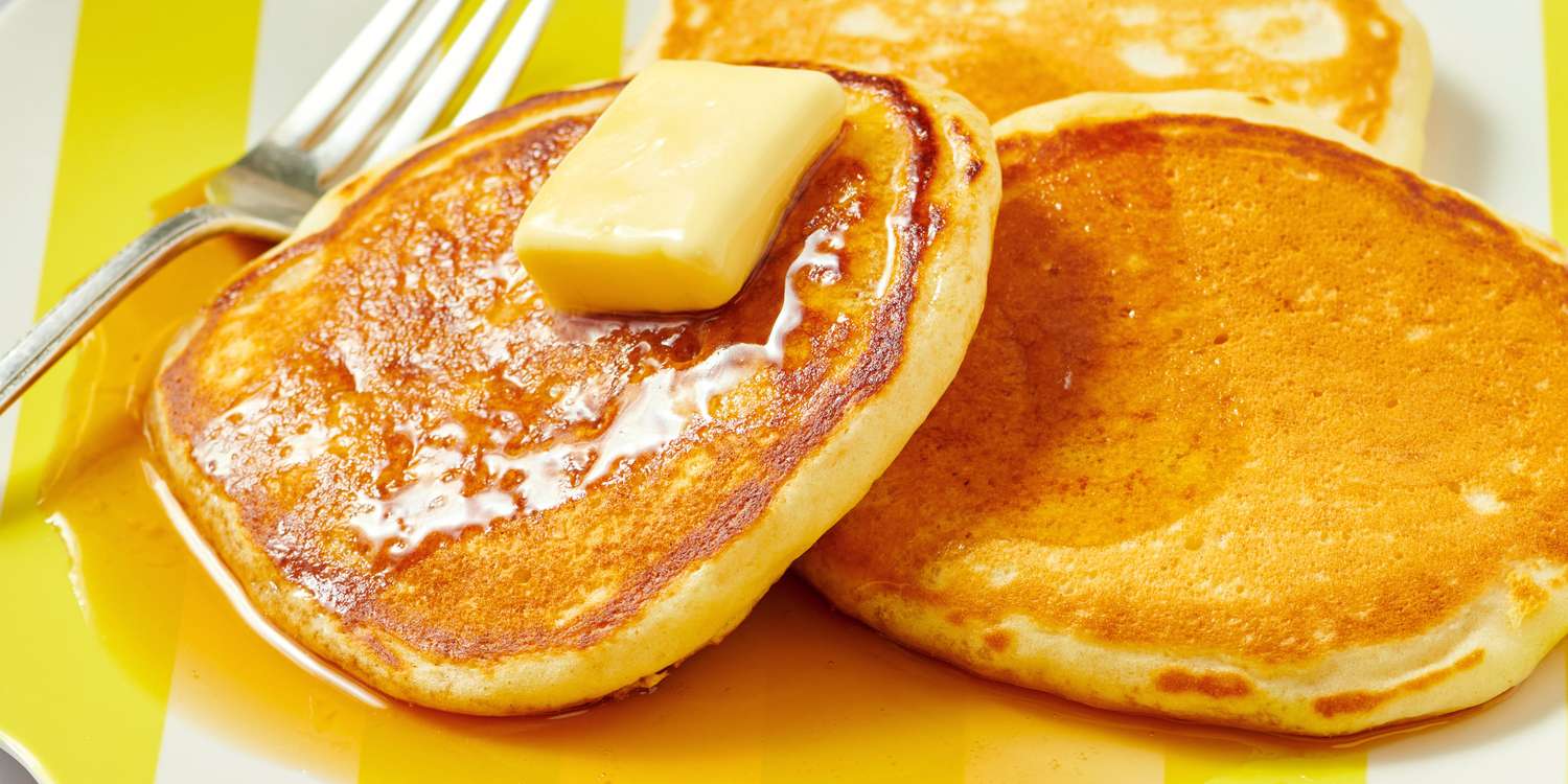 Buttermilk Pancakes with Pure Maple Syrup