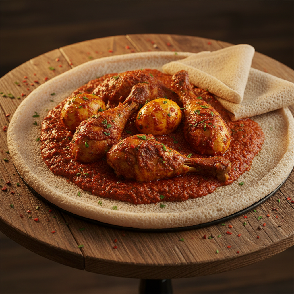 Doro Wat (Ethiopian Spicy Chicken Stew)