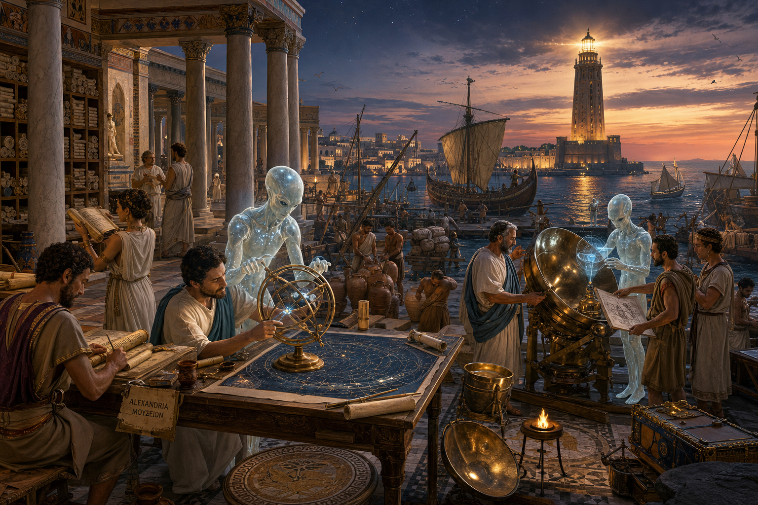 Ancient Aliens — Alexandria Library