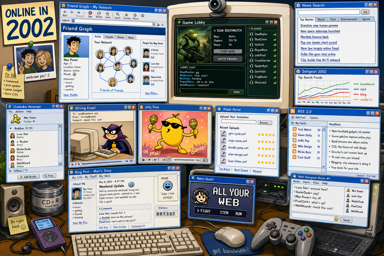 Internet Culture Timeline — 2002