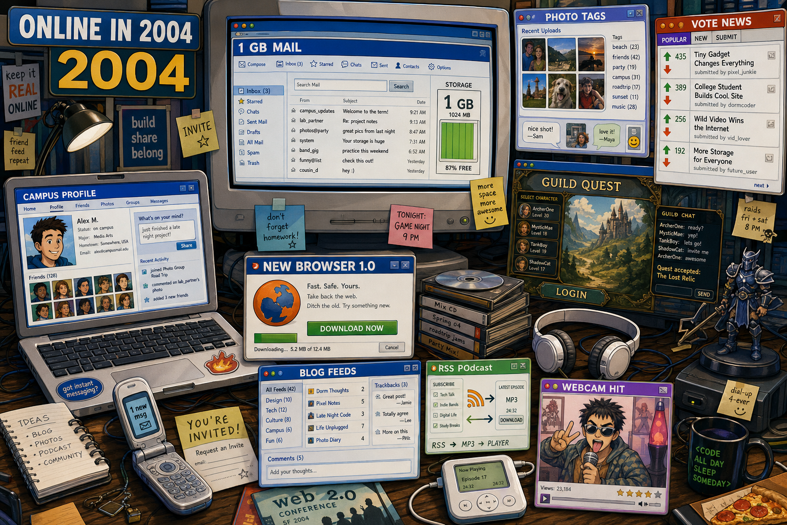 Internet Culture Timeline — 2004