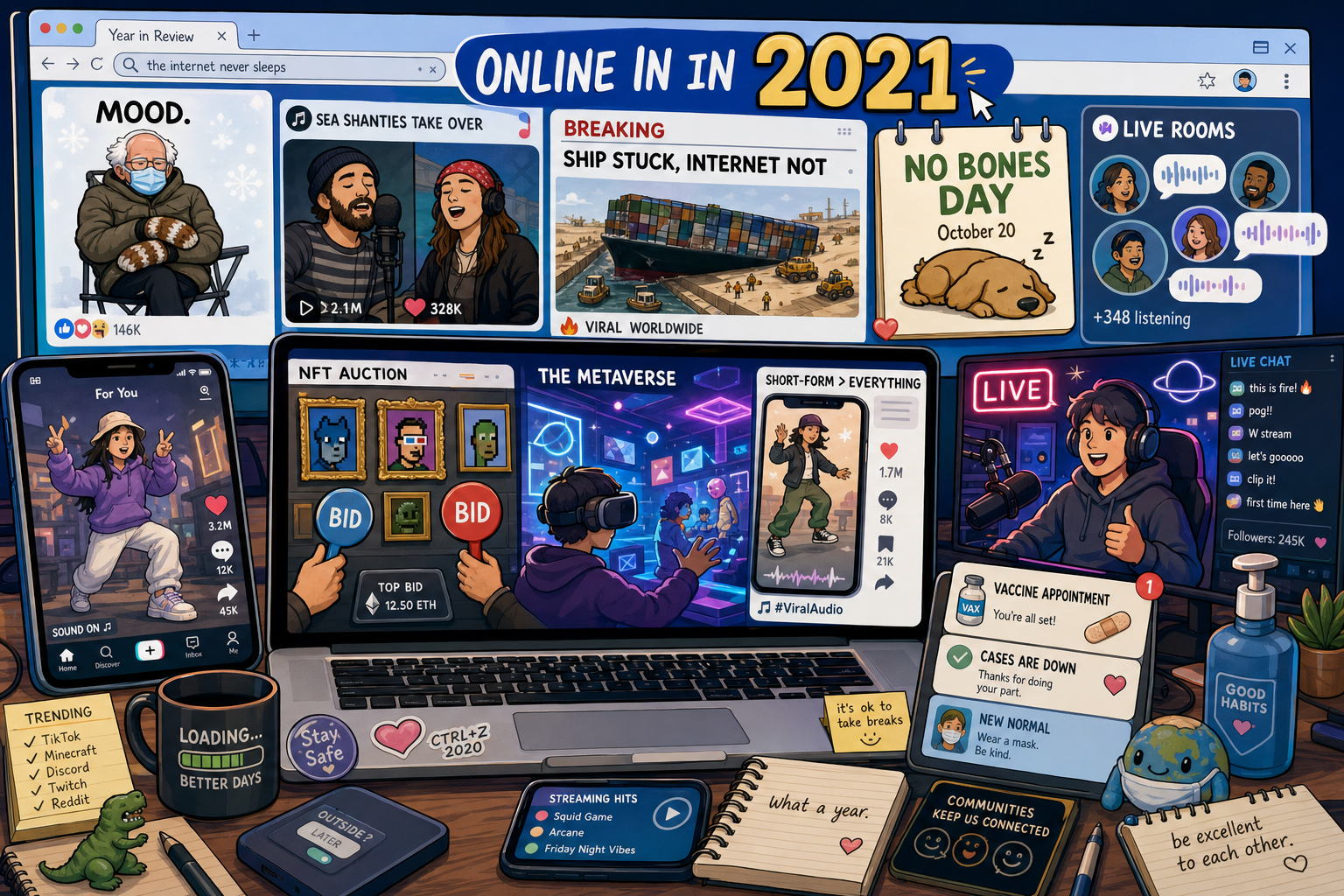 Internet Culture Timeline — 2021