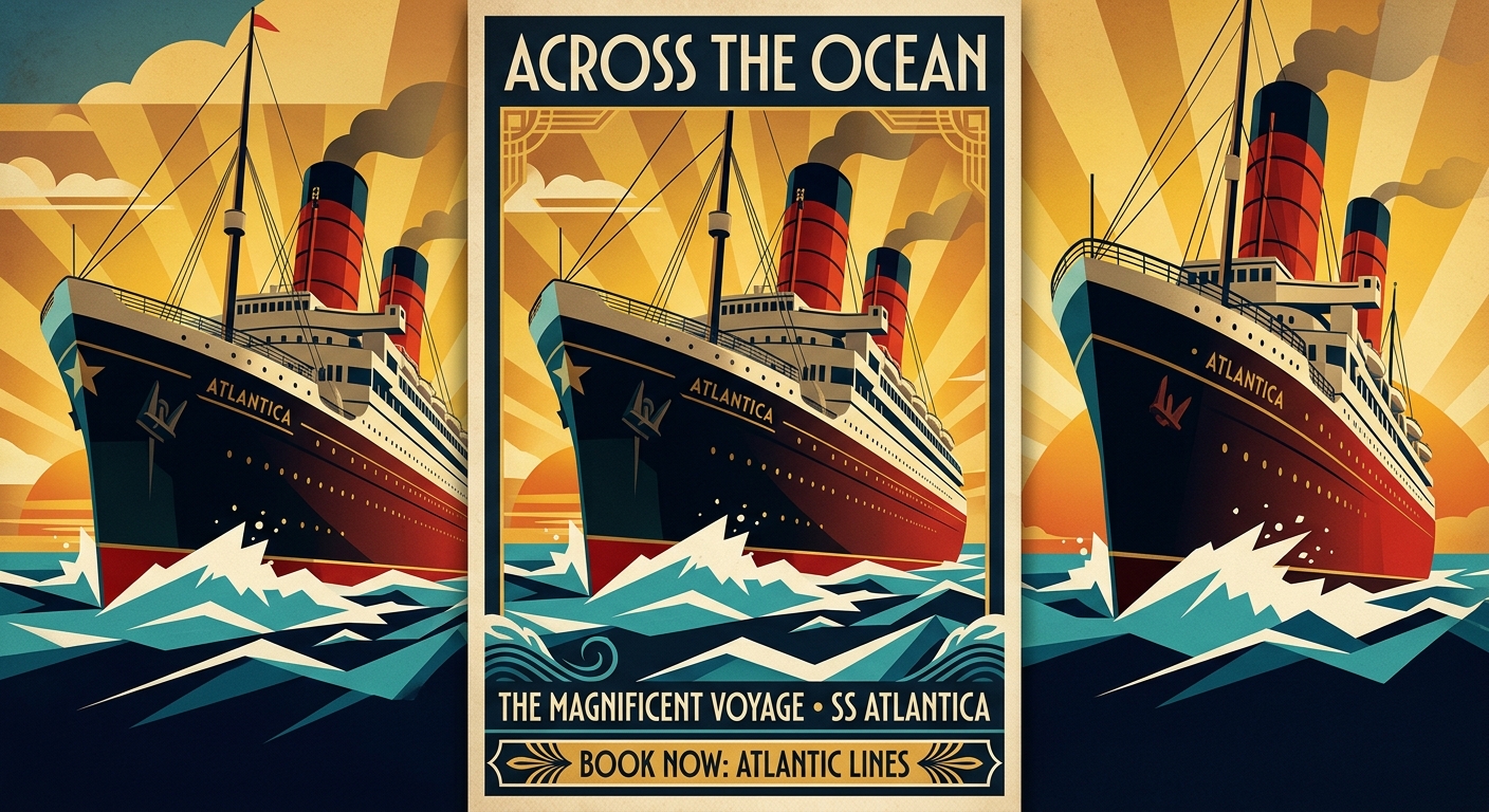 Art Deco Transatlantic Voyage