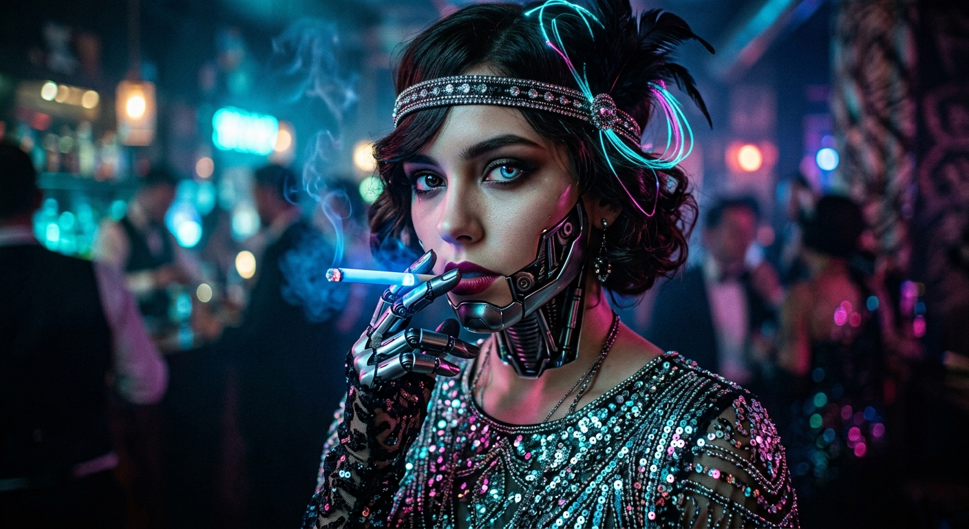 Cyber-Jazz Noir Speakeasies