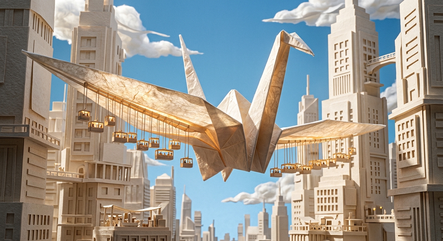 Origami Megacity Architecture
