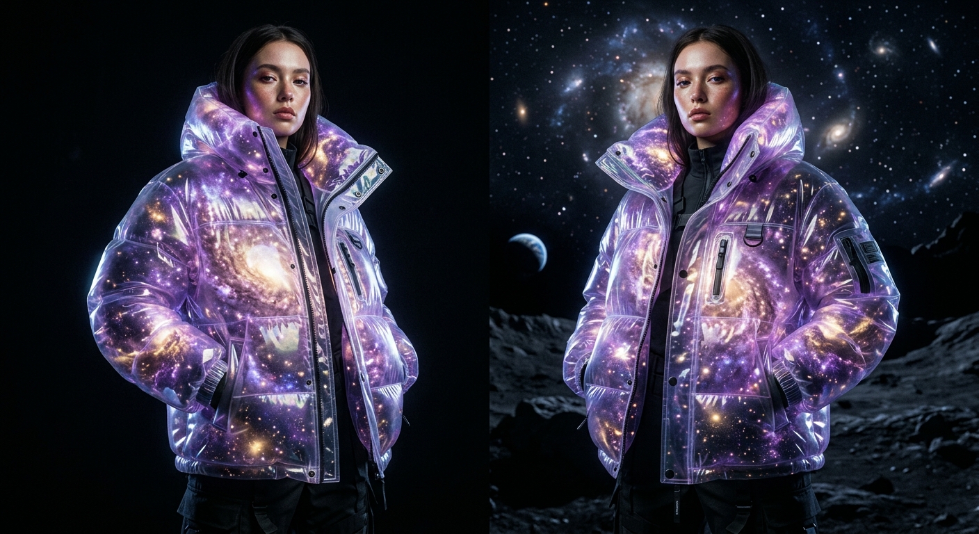 Nebula-Weave Outerwear