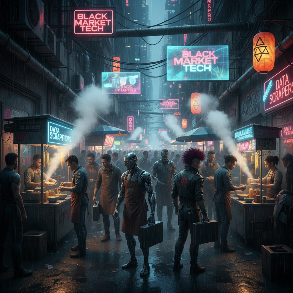 Rain-Slicked Alley Market