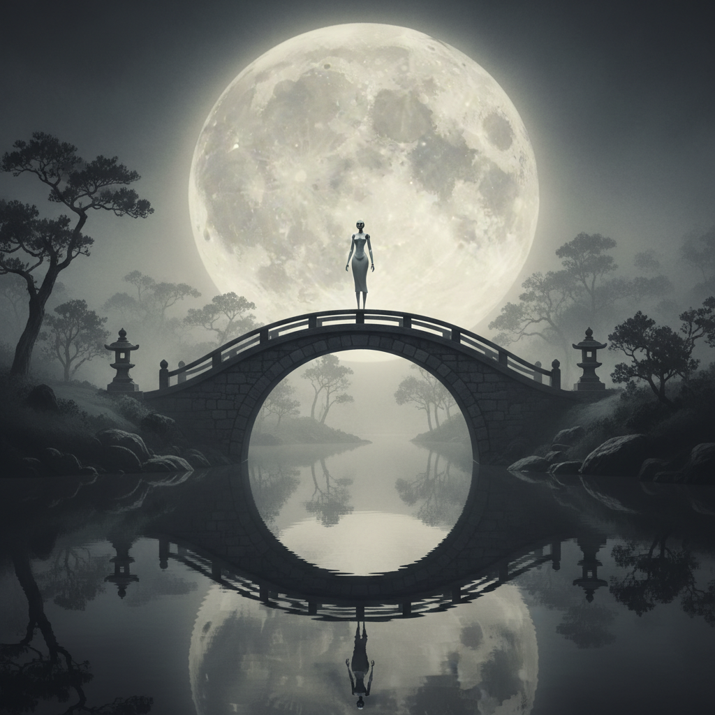 Moon Bridge Contemplation