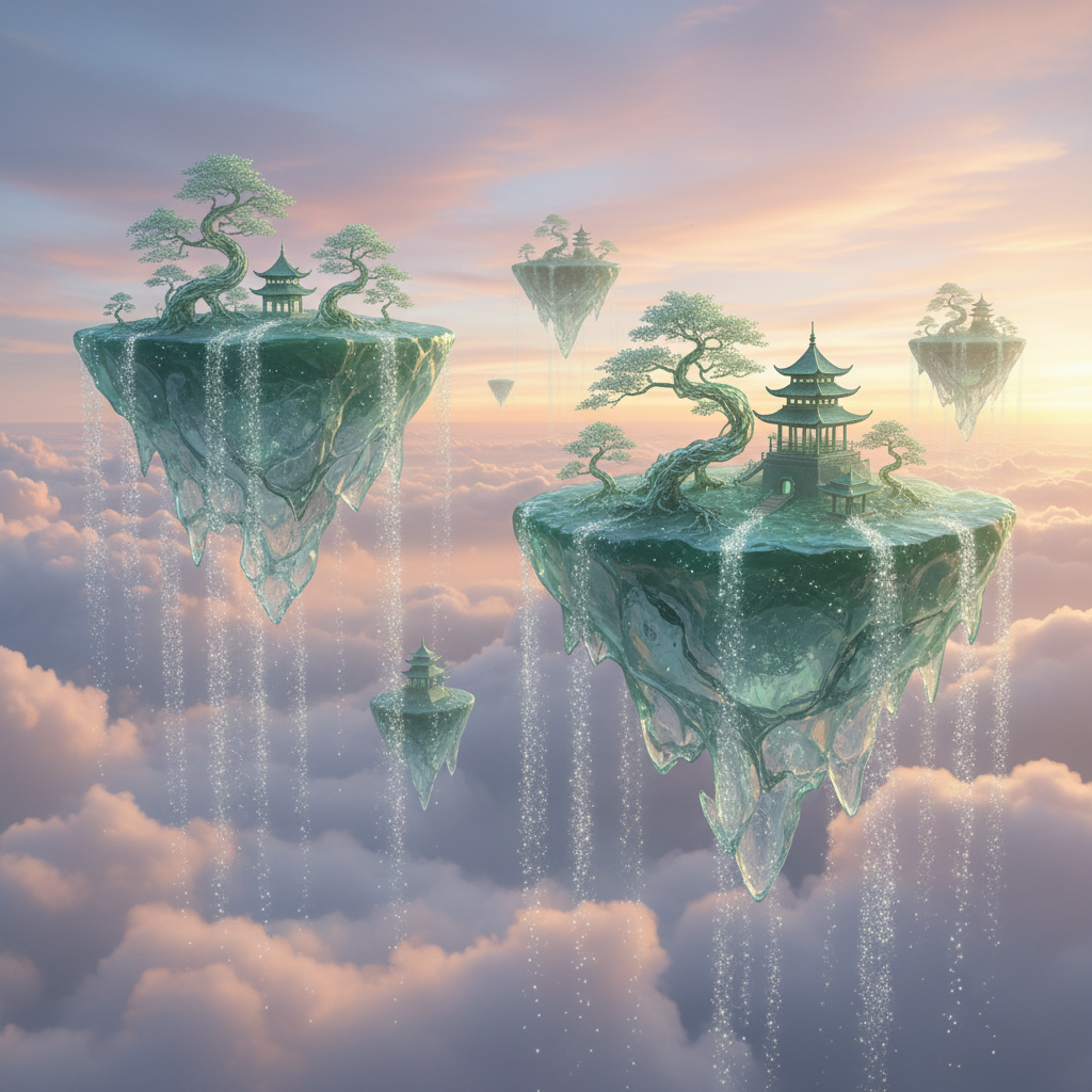 Floating Glass Islets