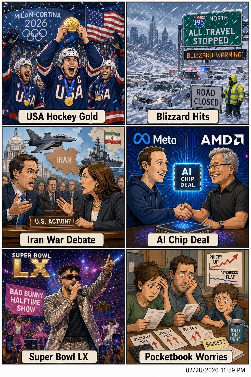 Monthly News Collage Feb 2026