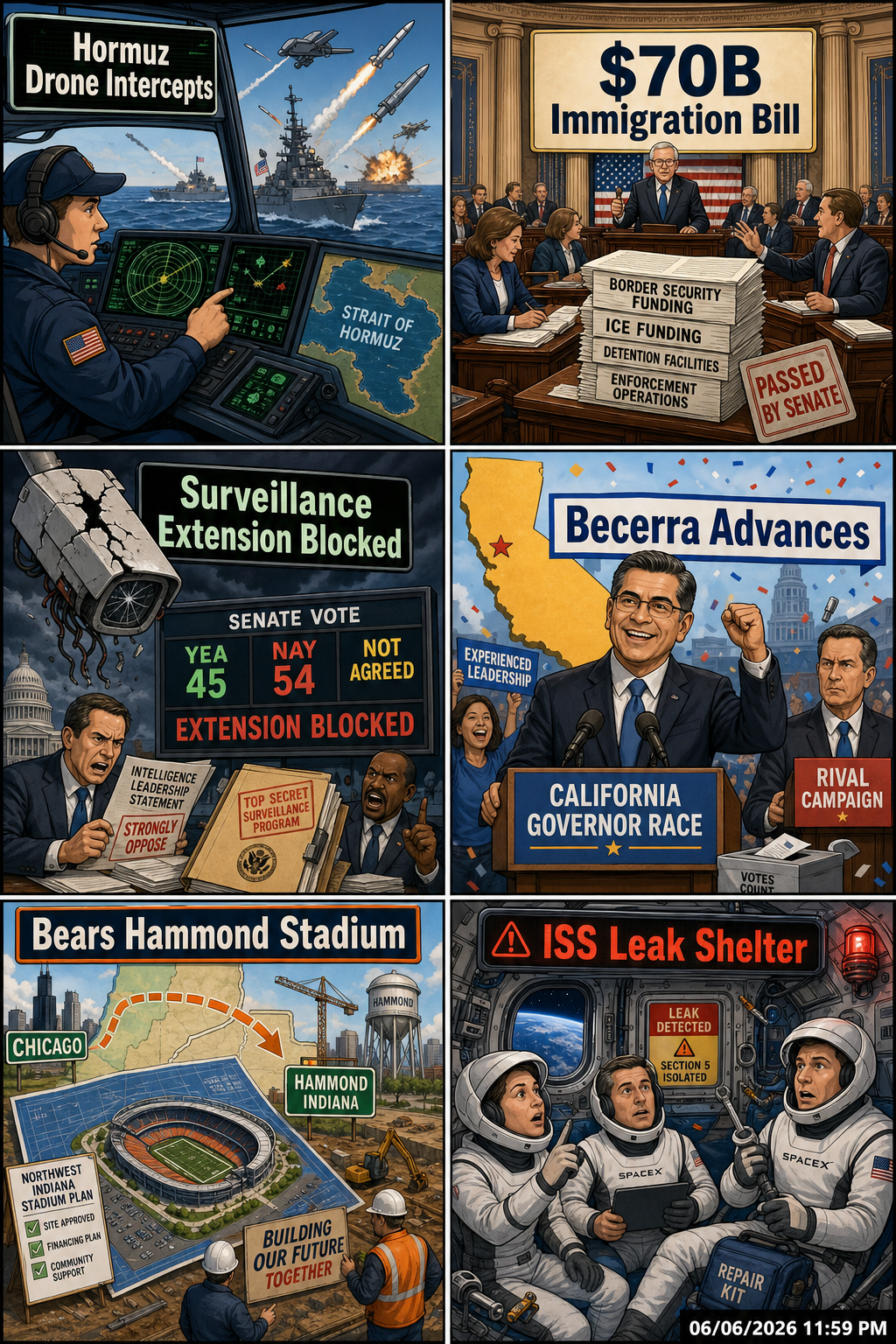 Daily News Collage 6 6 26