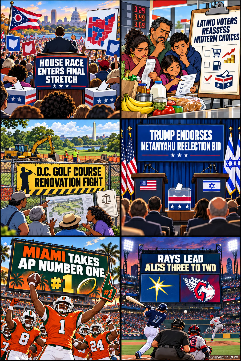 Daily News Collage 10 18 26