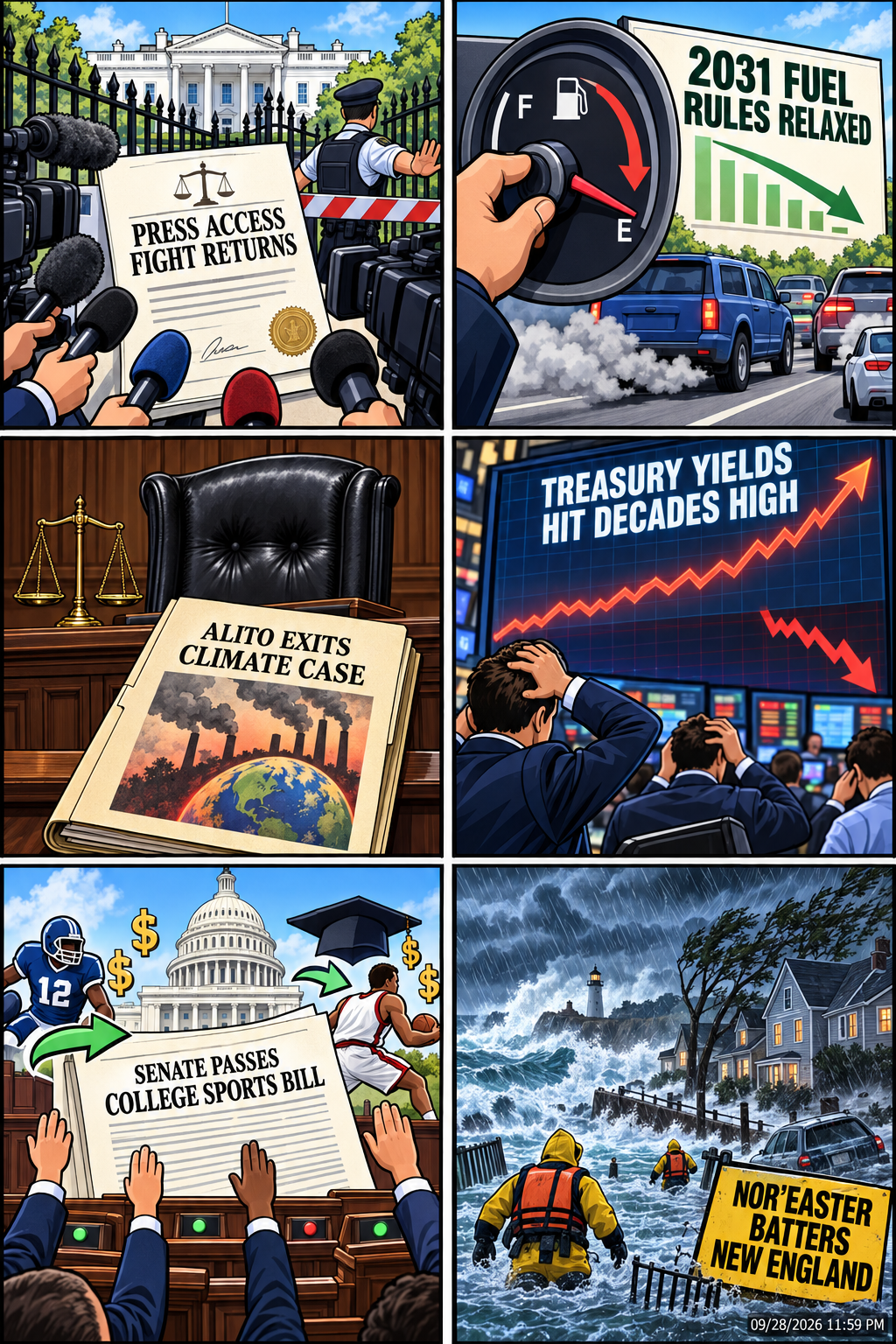 Daily News Collage 9 28 26