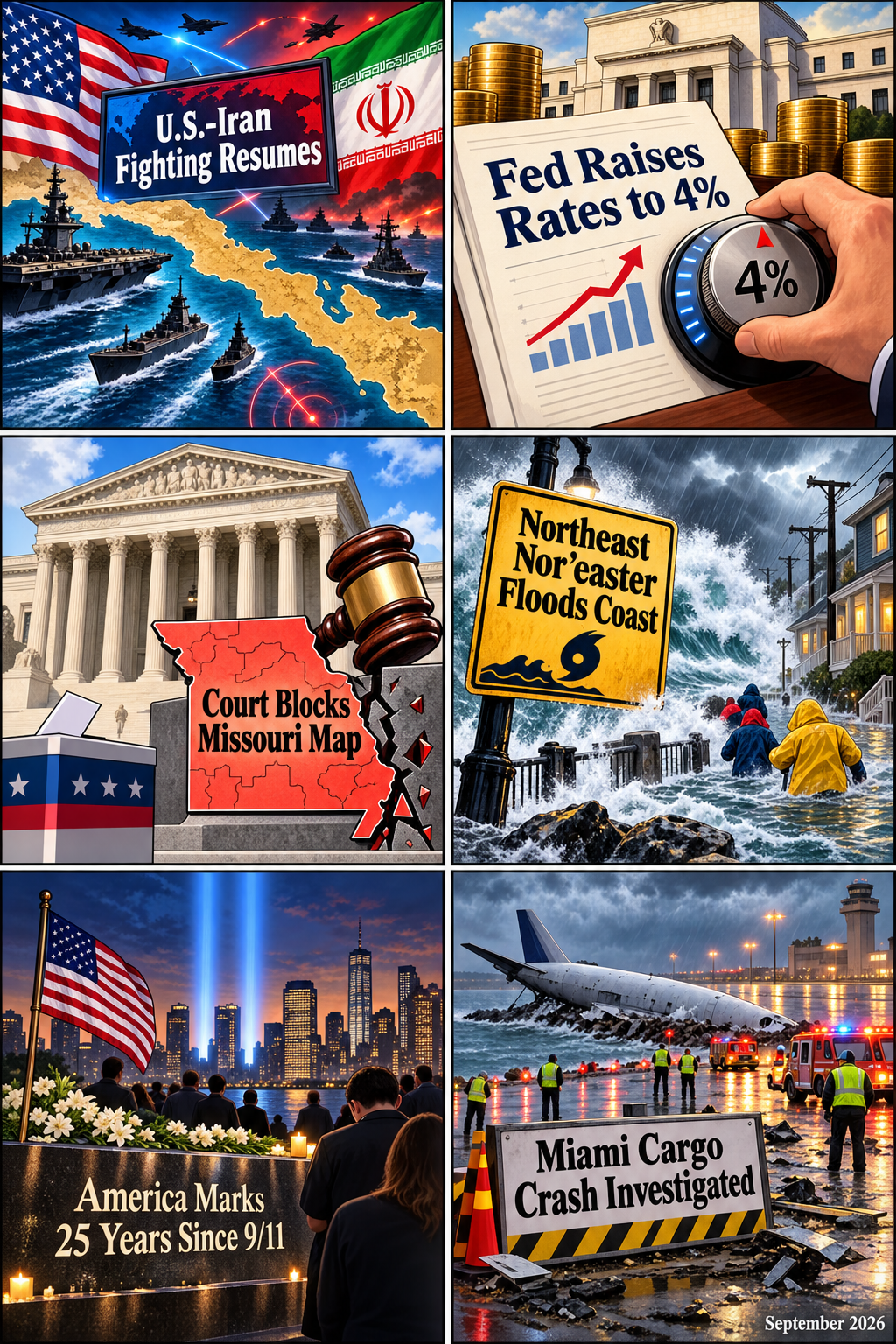 Monthly News Collage September 2026