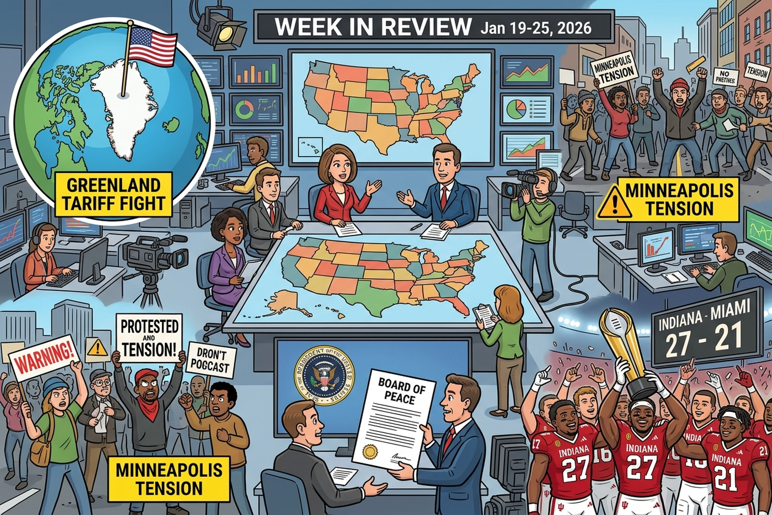 Weekly News Montage 2026 01 19 To 2026 01 25