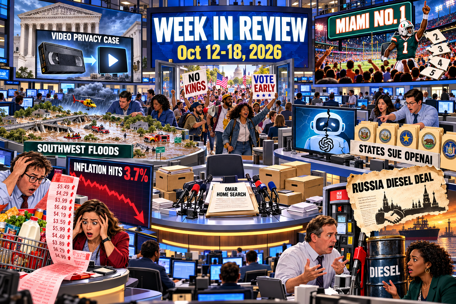 Weekly News Montage 2026 10 12 To 2026 10 18