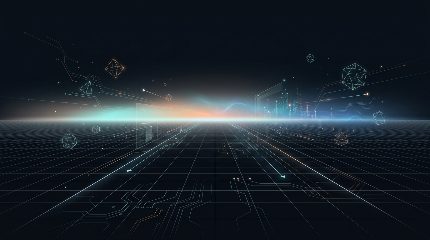 Neon Tech Grid