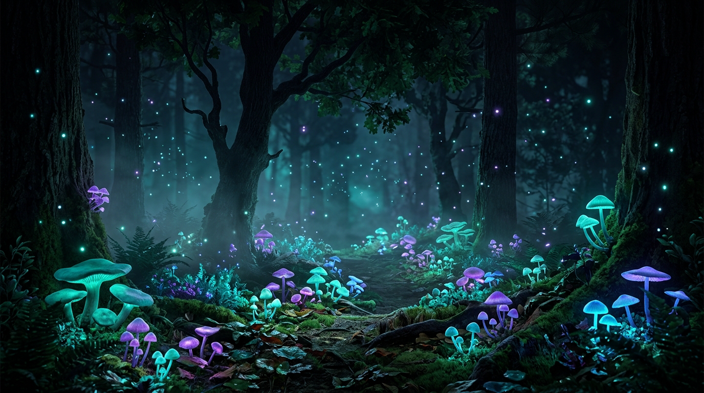 Bioluminescent Forest