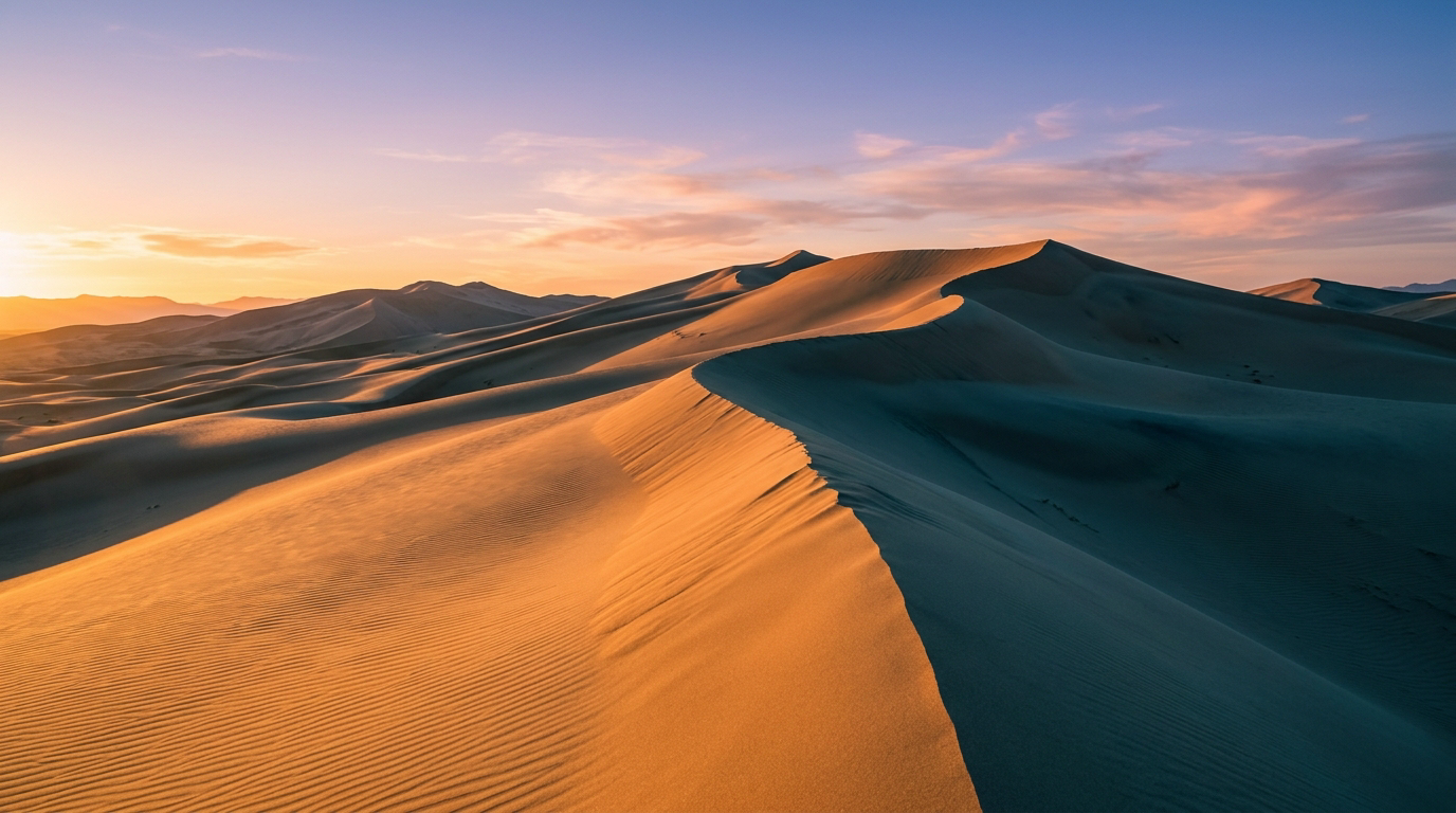 Golden-Hour Desert