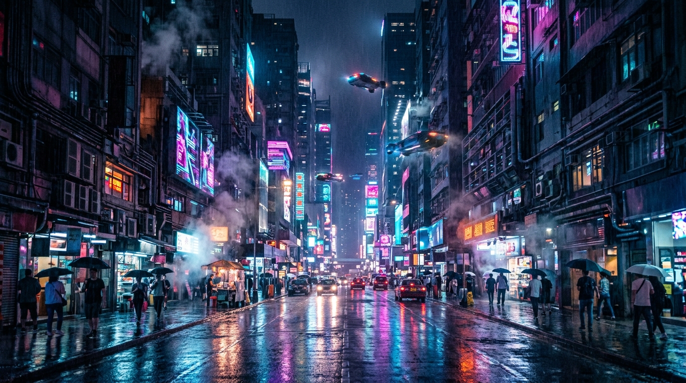 Neon Cityscape