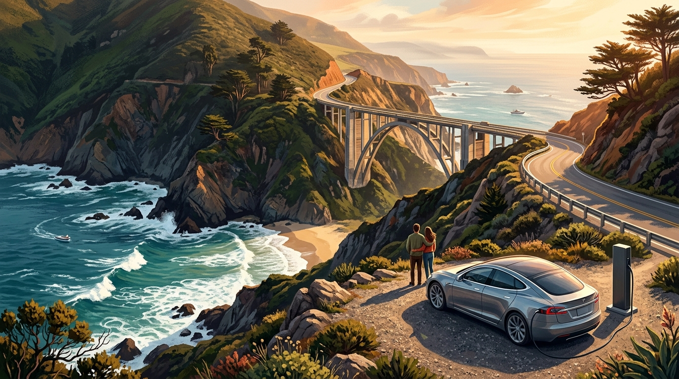 Pacific Coast Highway EV Road Trip